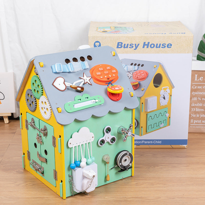 Kinmilo multi-activity Montessori sensory busy house photo 198