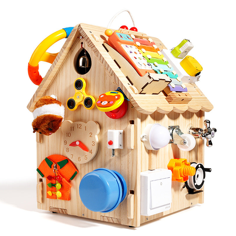 Kinmilo multi-activity Montessori sensory busy house photo 199