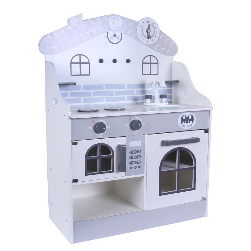 Kinmilo wooden kids play kitchen pretend cooking detail 175