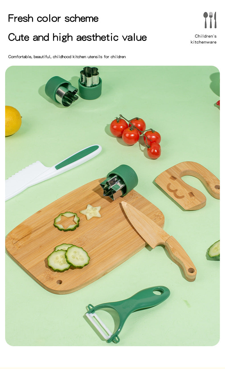 Kinmilo children's practical life cooking kit variations and dimensions
