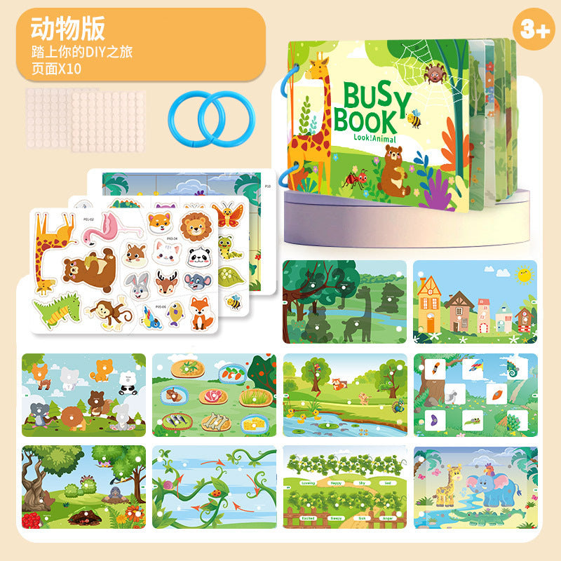 Kinmilo reusable interactive busy book activity and theme image 32
