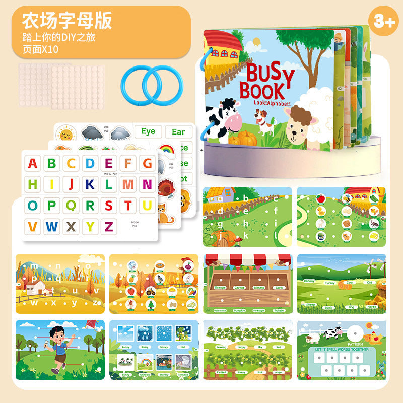 Kinmilo reusable interactive busy book activity and theme image 35