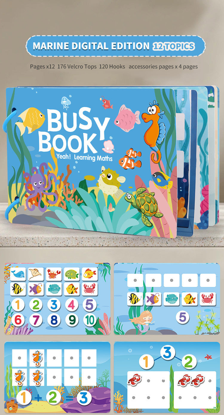 Kinmilo reusable interactive busy book activity and theme image 42