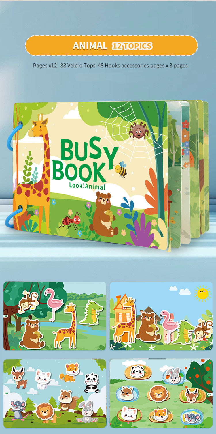 Kinmilo reusable interactive busy book activity and theme image 43