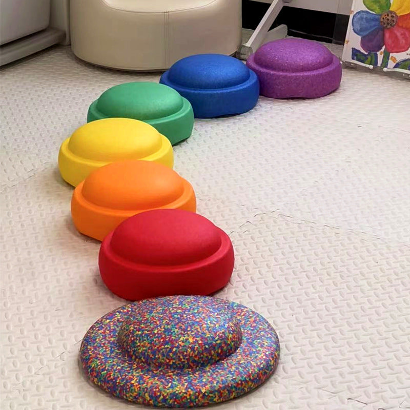 Kinmilo rainbow stepping stones, balance-board configurations and movement play photo 4