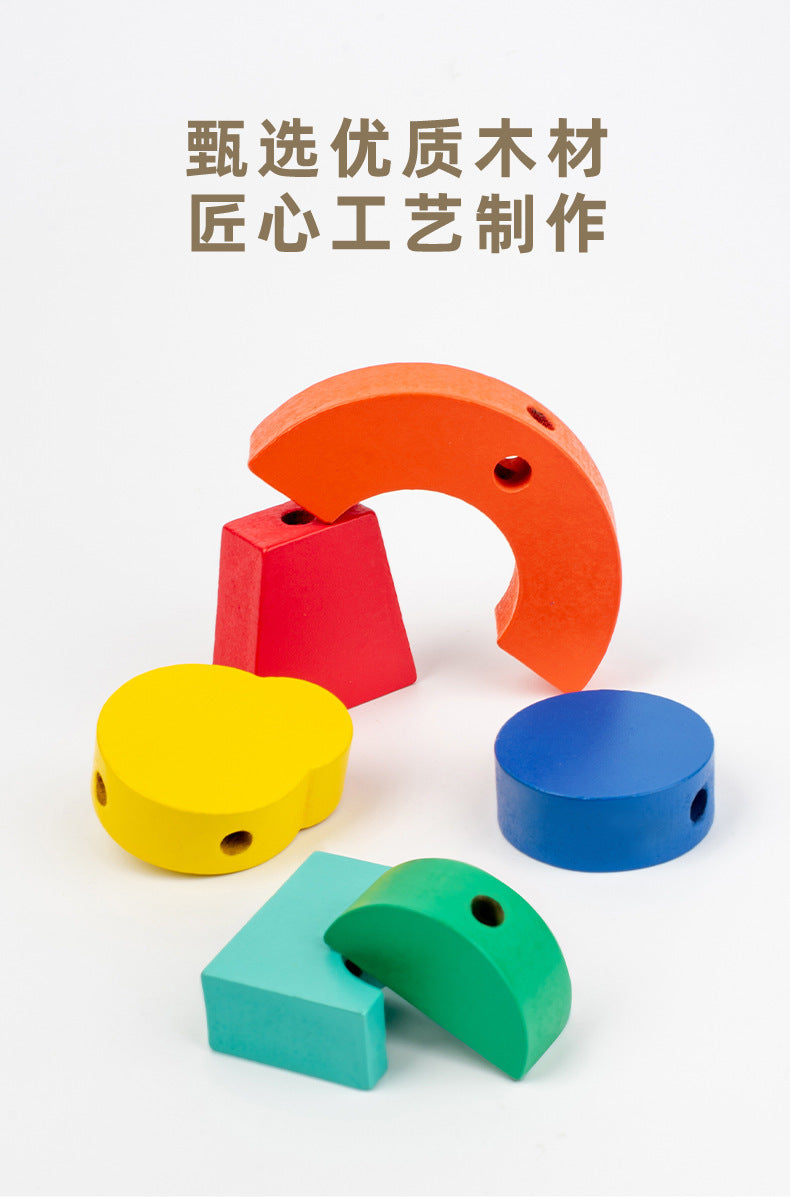 Kinmilo 3D spatial thinking and shadow matching wooden puzzle – product detail and learning activities