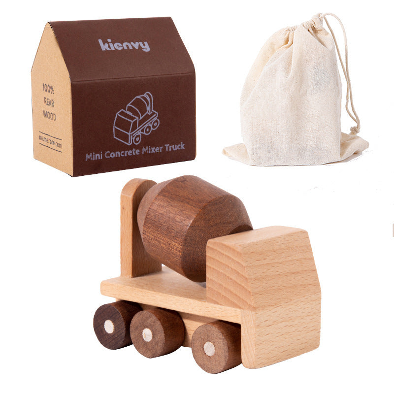 Kinmilo toy wooden vehicle style and finish detailed product image