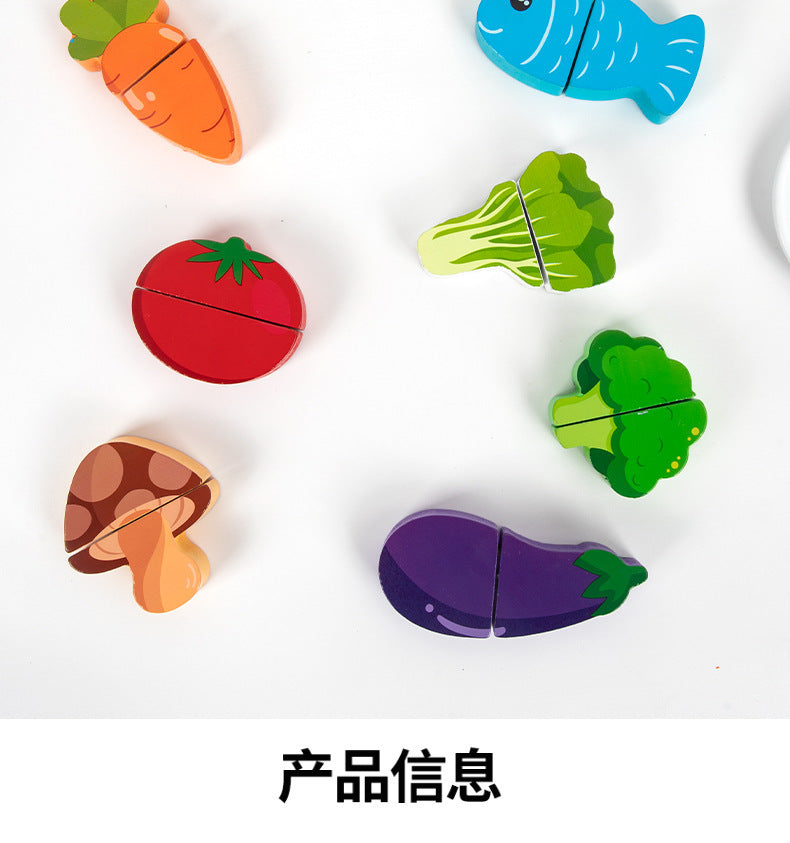 Kinmilo tabletop wooden pretend play kitchen, stove cooking accessories, illustrated play activity or specifications photo 62