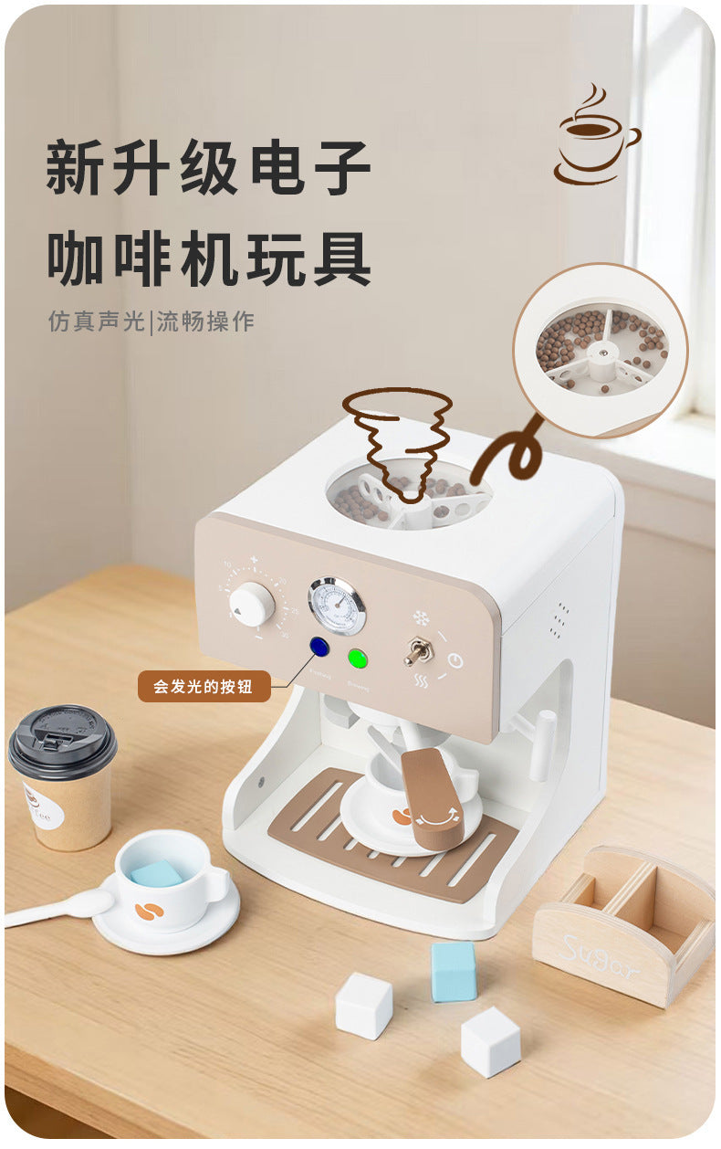 Kinmilo wooden pretend appliance, kitchen and home role play accessory detail 18