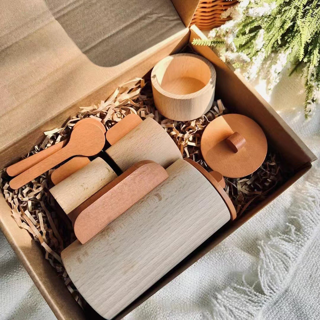 Kinmilo natural wooden cooking accessories, style and component photo 12