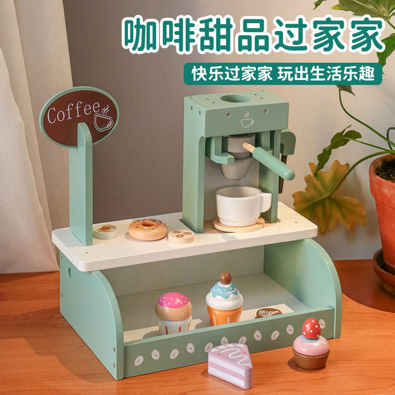 Kinmilo wooden afternoon tea bakery cafe sets detail 77