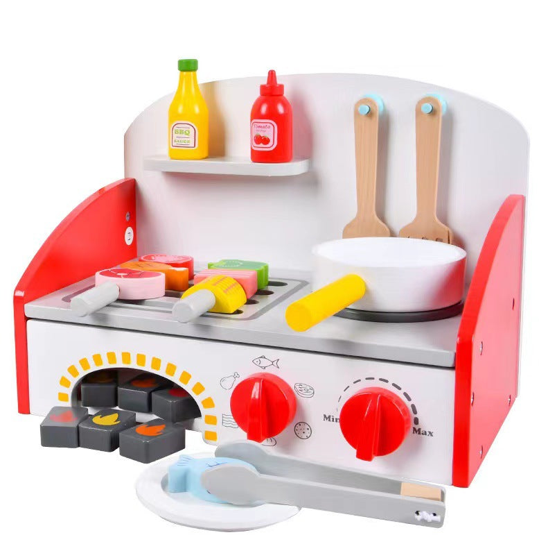 Kinmilo tabletop BBQ pretend play grill and food photo 96