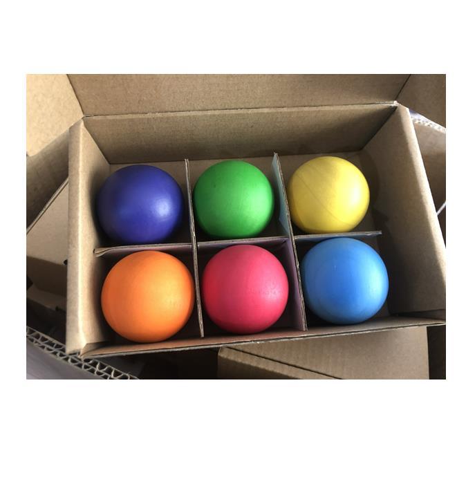 Kinmilo rainbow wood balls matching board details and dimensions image 16