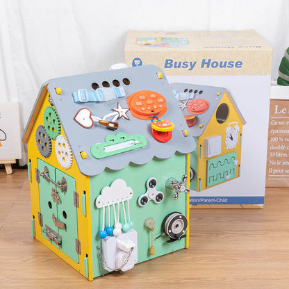 Kinmilo multi-activity Montessori sensory busy house photo 198
