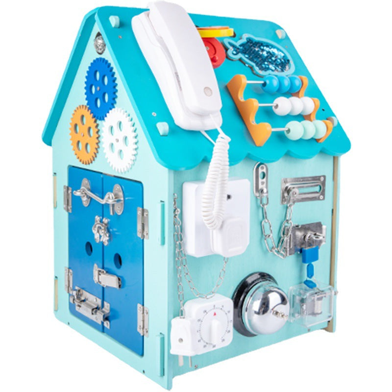 Kinmilo multi-activity Montessori sensory busy house photo 201
