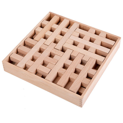 Kinmilo rainbow gem wooden building blocks and spatial construction, image 86