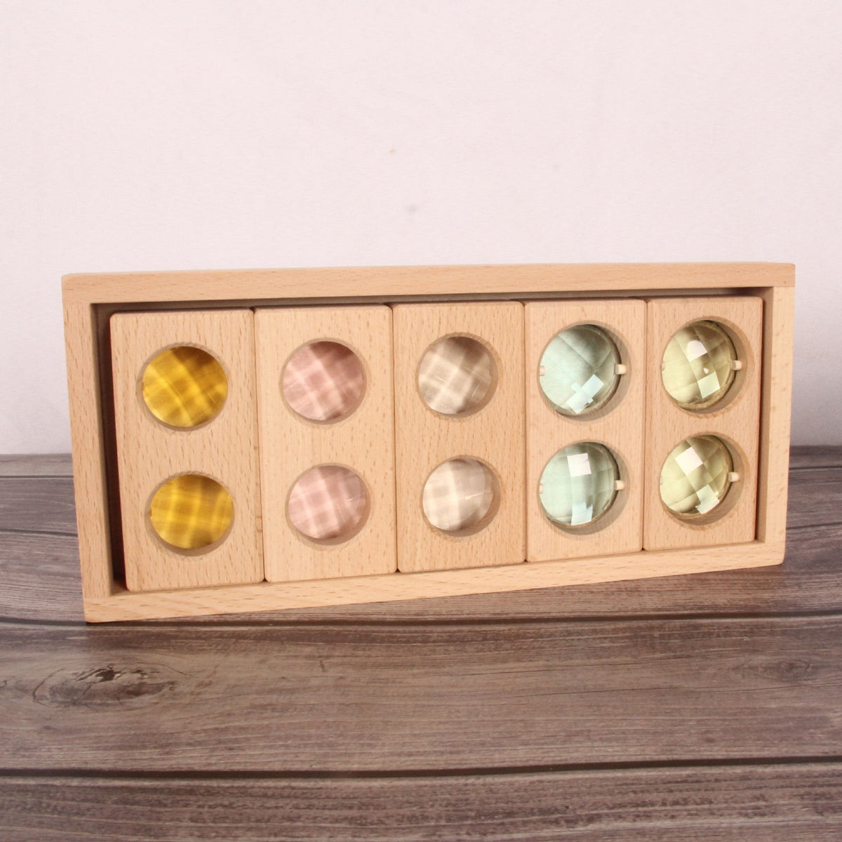 Kinmilo rainbow gem wooden building blocks and spatial construction, image 97