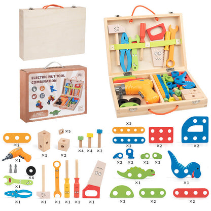 Kinmilo wooden tool kit and construction activity details 21