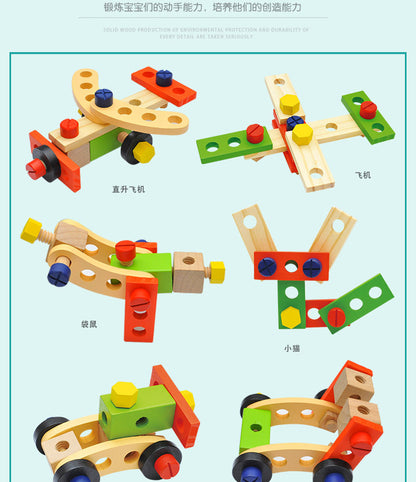 DIY vehicle and windmill completed building patterns