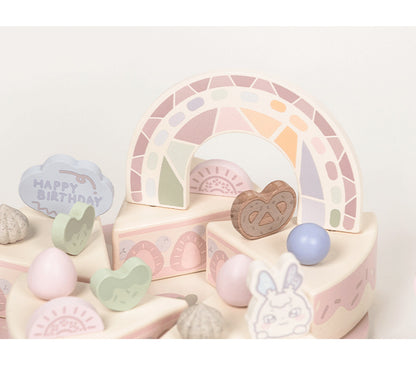 Kinmilo wooden afternoon tea and dessert pretend play set – photo 20