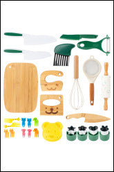 Children's Montessori practical life kitchen cooking tools and utensils