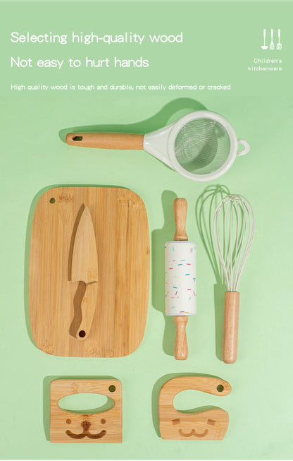 Kinmilo children's practical life cooking kit variations and dimensions