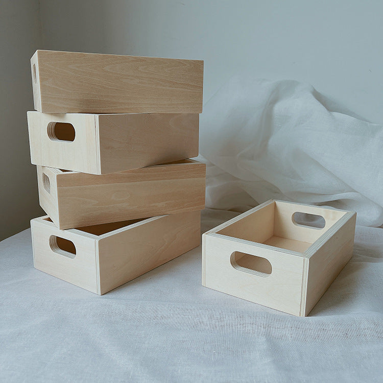 Wooden and metal sensory bin with sorting trays and component details