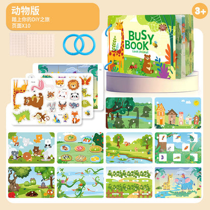 Kinmilo reusable interactive busy book activity and theme image 32