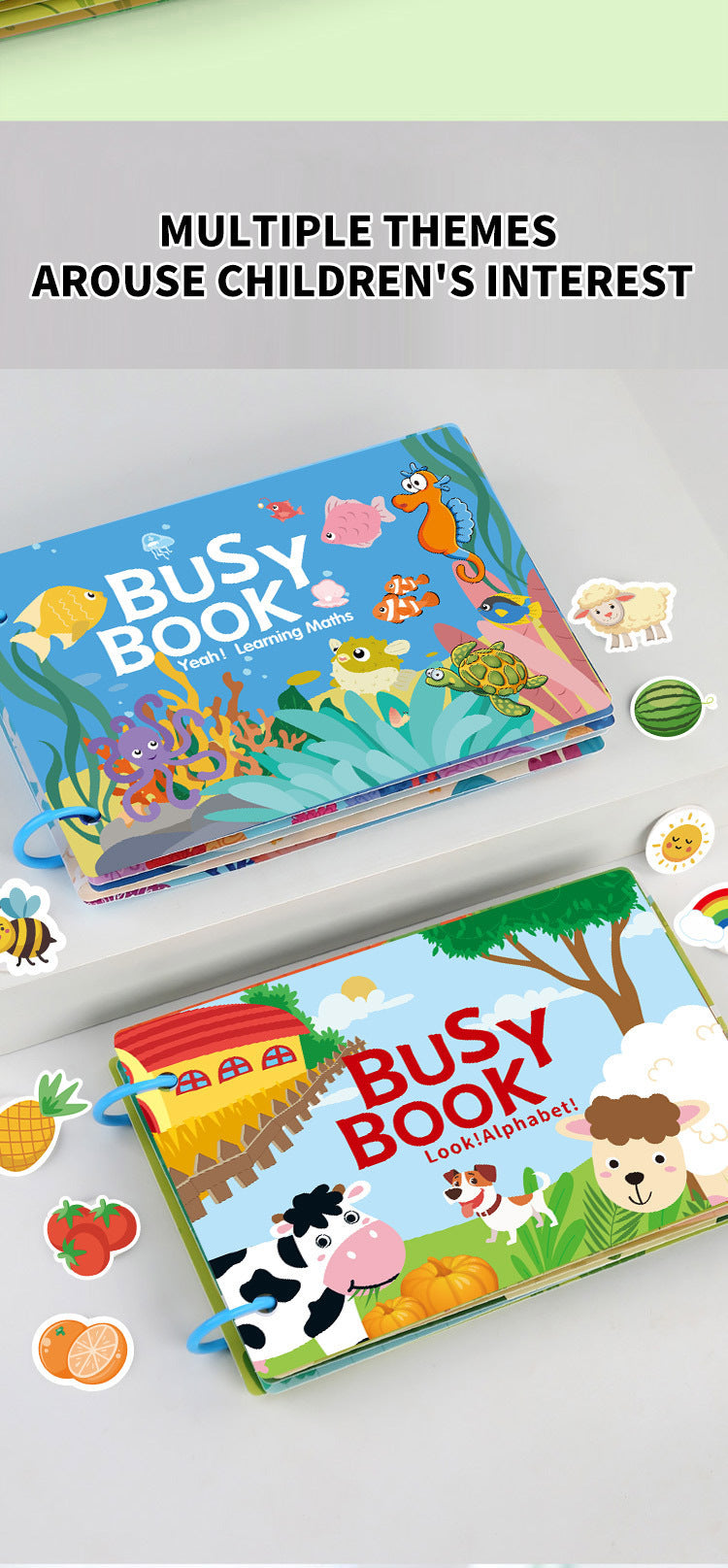 Kinmilo reusable interactive busy book activity and theme image 38