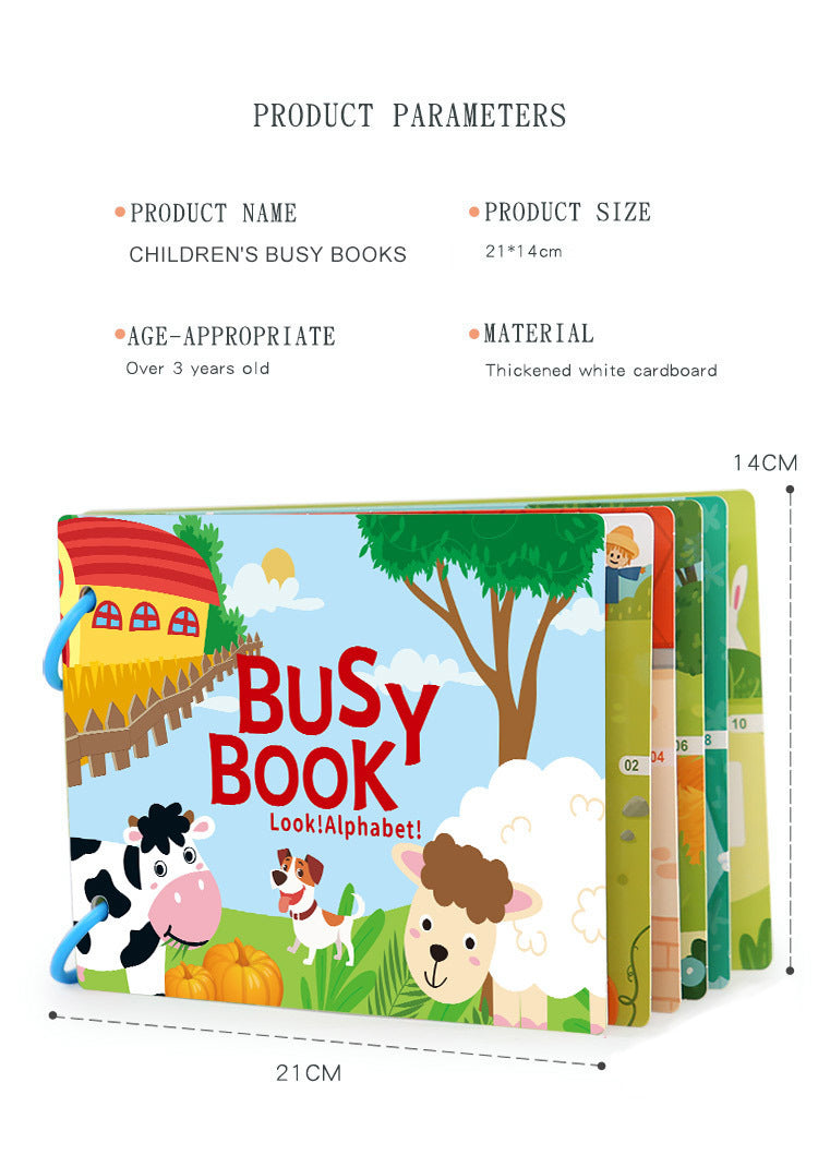 Kinmilo reusable interactive busy book activity and theme image 46