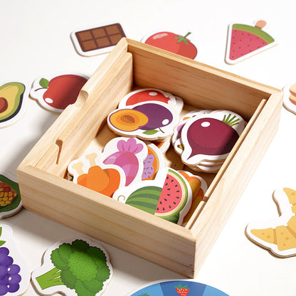 Kinmilo animal feeding and pretend food matching game play image 8
