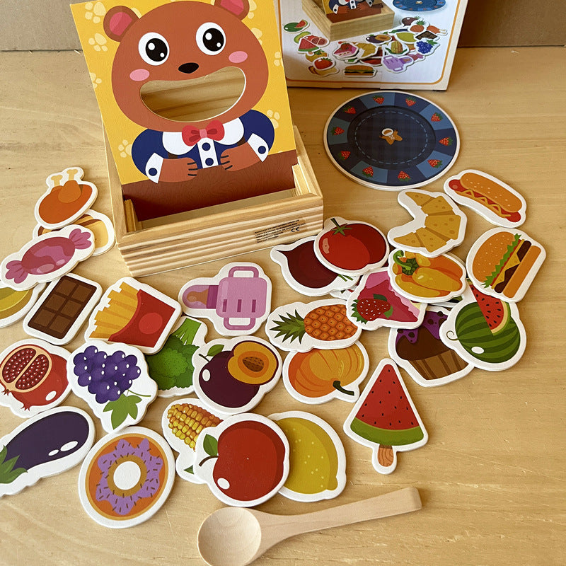 Kinmilo animal feeding and pretend food matching game play image 9