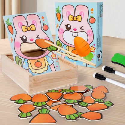 Kinmilo animal feeding and pretend food matching game play image 11