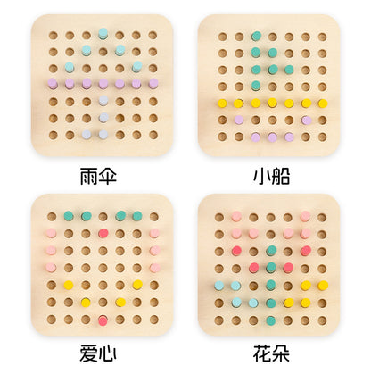 Kinmilo Montessori wooden fishing puzzle and early math activity board - product view 38