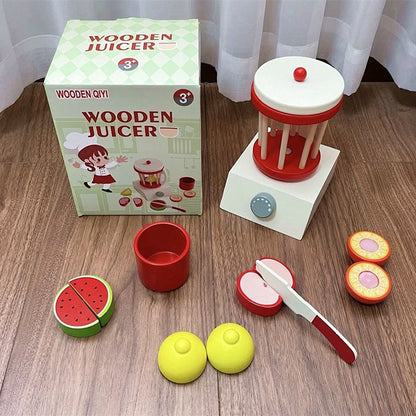 Kinmilo wooden kitchen pretend play - style, accessories or size detail 7