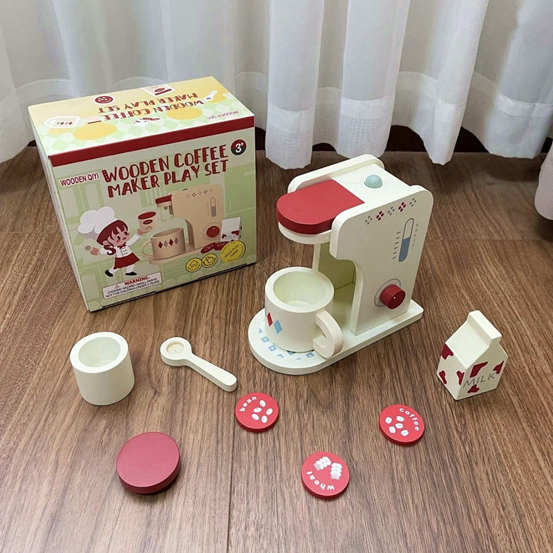 Kinmilo wooden kitchen pretend play - style, accessories or size detail 10