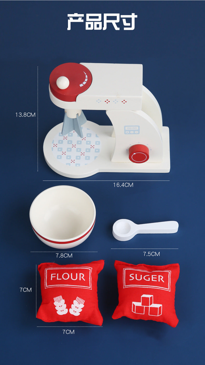 Kinmilo wooden kitchen appliance and afternoon tea play style details image 17