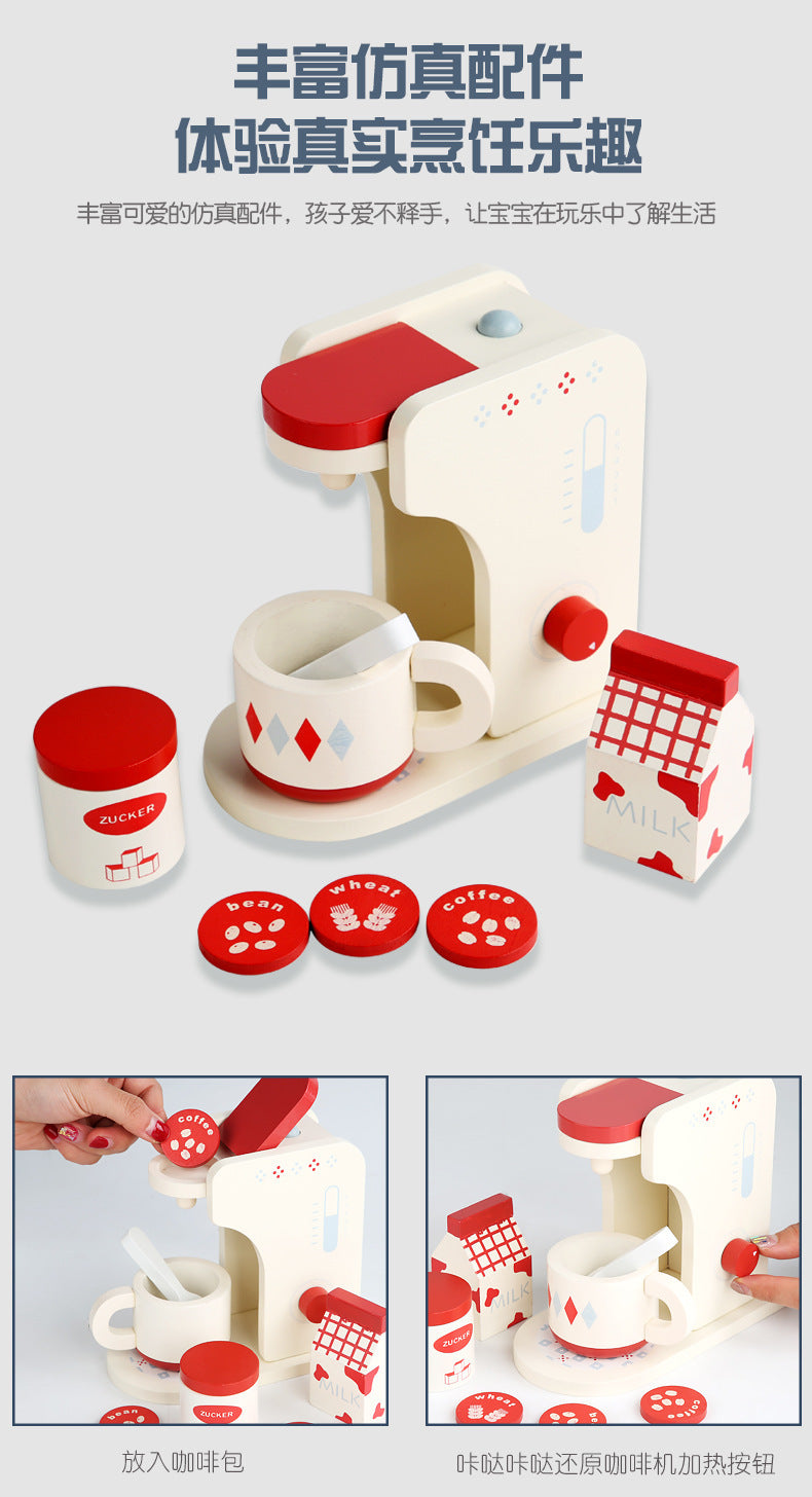 Kinmilo wooden kitchen appliance and afternoon tea play style details image 18
