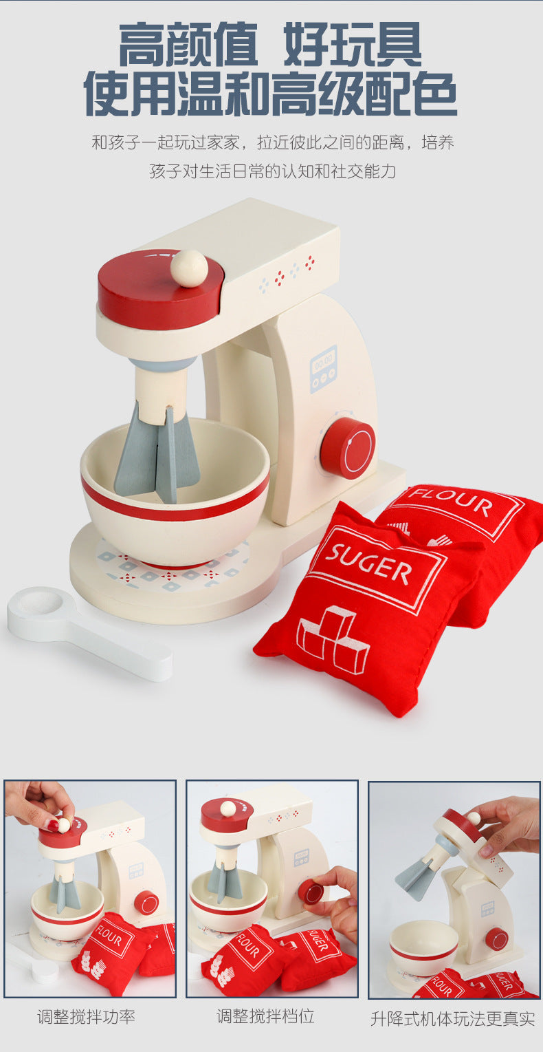 Kinmilo wooden kitchen appliance and afternoon tea play style details image 19