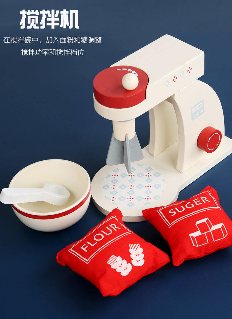 Kinmilo wooden kitchen appliance and afternoon tea play style details image 23