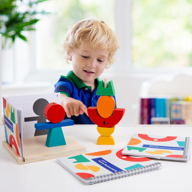Kinmilo 3D spatial thinking and shadow matching wooden puzzle – product detail and learning activities