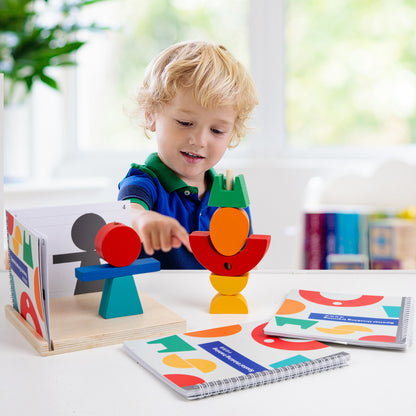 Kinmilo 3D spatial thinking and shadow matching wooden puzzle – product detail and learning activities
