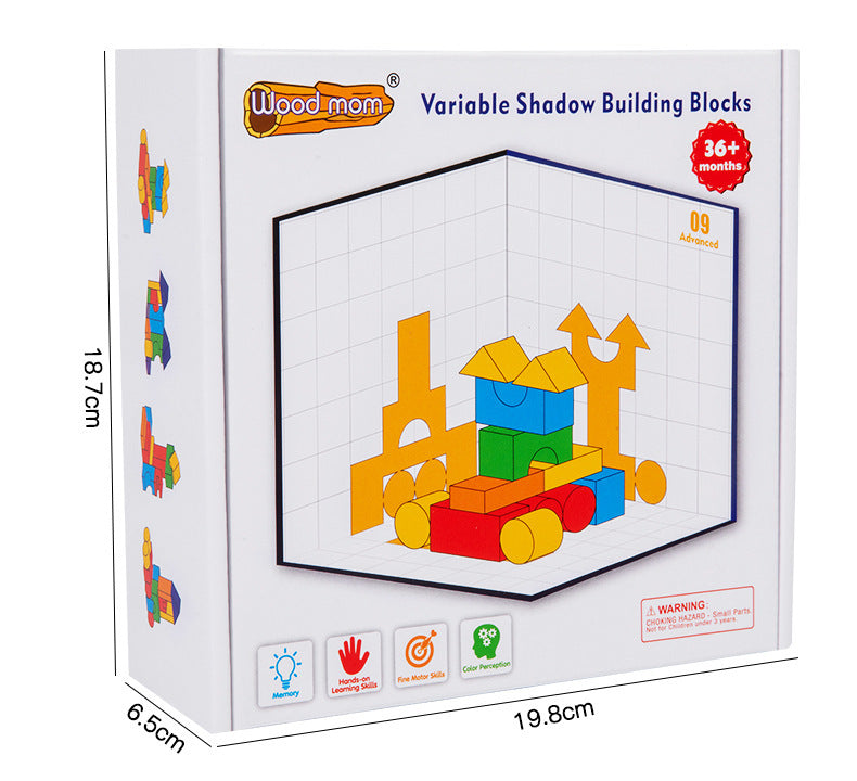 Kinmilo three-dimensional perspective puzzle play set – activity and dimensions