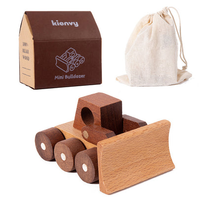 Kinmilo toy wooden vehicle style and finish detailed product image