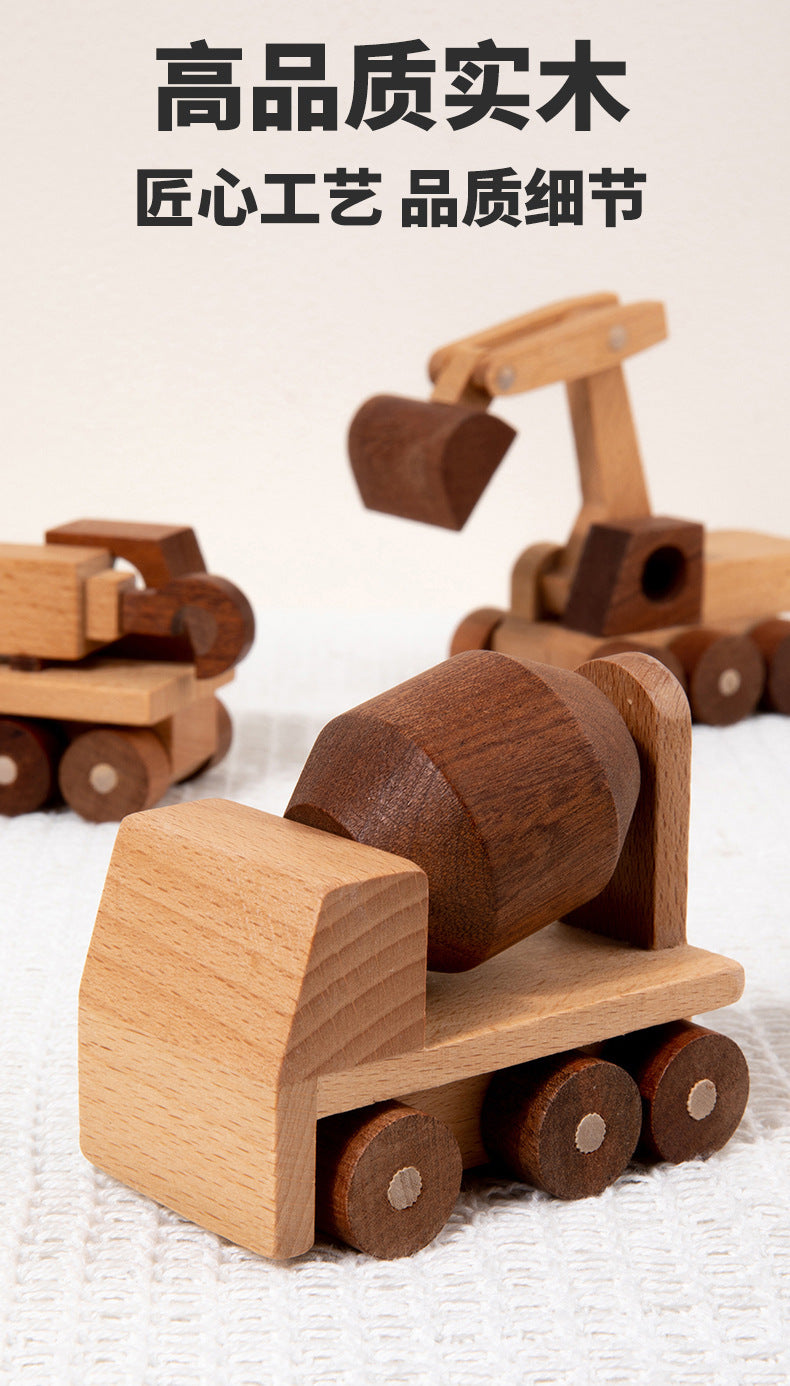 Kinmilo wooden toy vehicles – DIY screwdriver assembly and vehicle styles