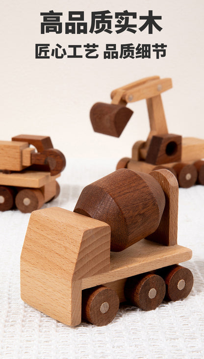 Kinmilo wooden toy vehicles – DIY screwdriver assembly and vehicle styles