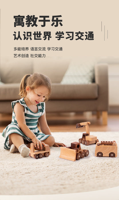 Kinmilo wooden toy vehicles – DIY screwdriver assembly and vehicle styles