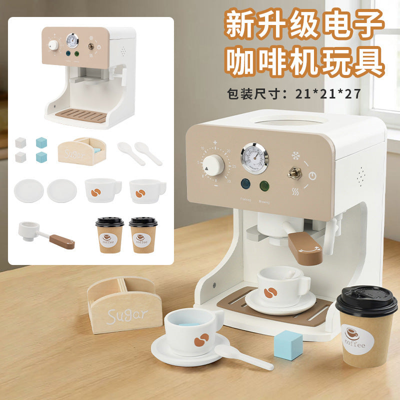 Kinmilo wooden pretend appliance, kitchen and home role play accessory detail 13