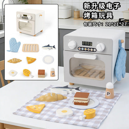 Kinmilo wooden pretend appliance, kitchen and home role play accessory detail 16