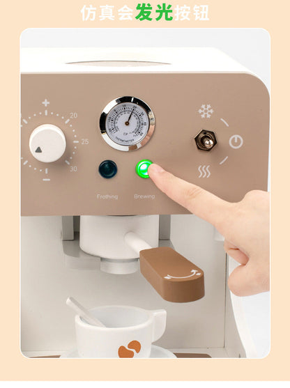 Kinmilo wooden pretend appliance, kitchen and home role play accessory detail 25